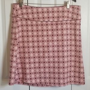 Asos Stradivarius Plaid Geometric Wool Skirt